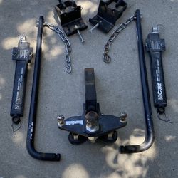 Blue Ox Weight Distribution Hitch and Curt Sway Control