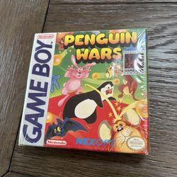 Penguin Wars (Nintendo Game Boy, 1990) CIB - RARE NEW