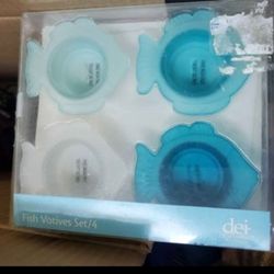 Fish Tea Light Candle Holders