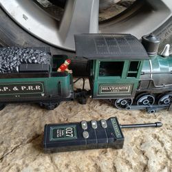 Like New Complete Silvernite Express Remote Control G Gage Train Set 