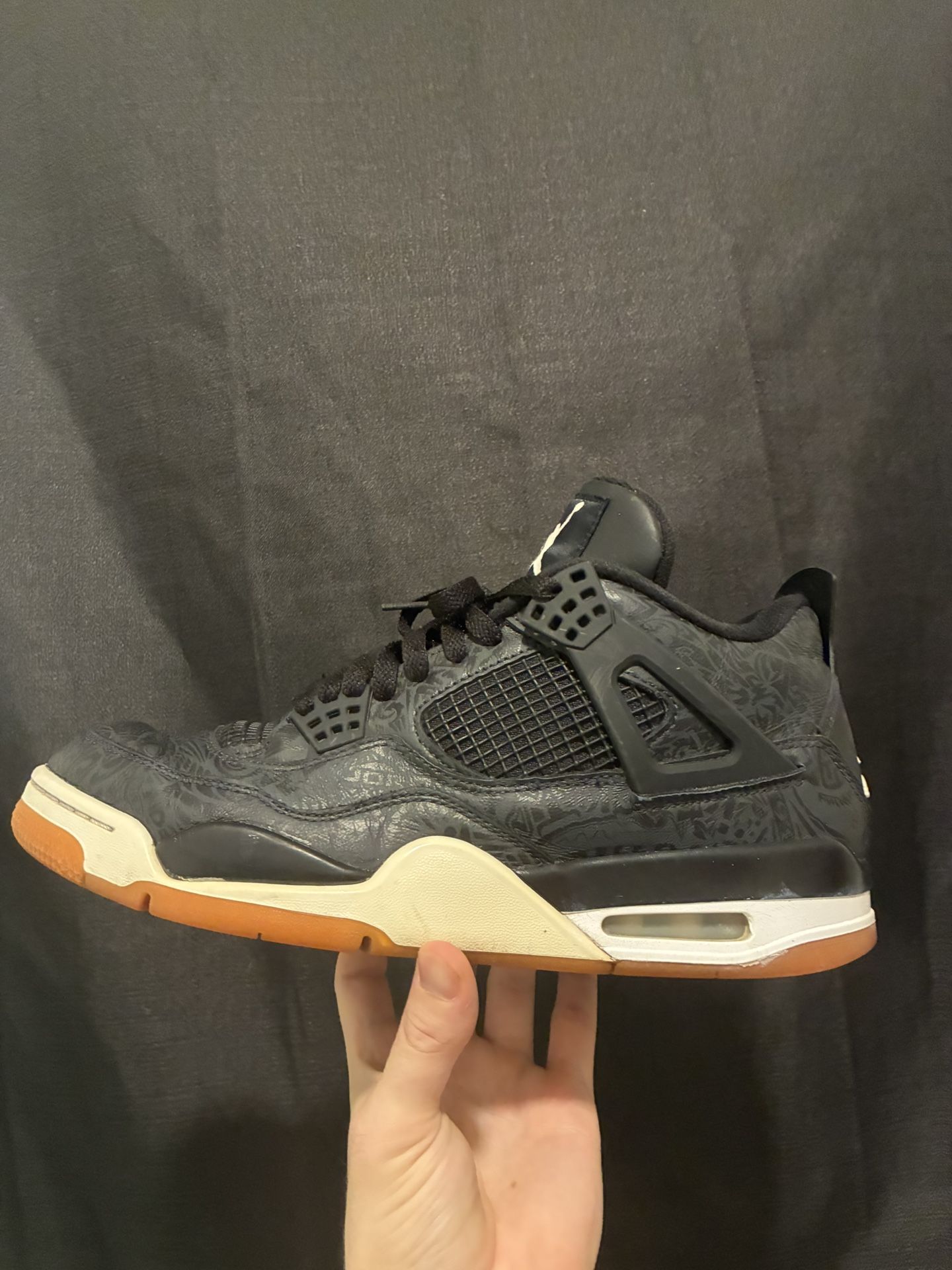 Jordan 4 Retro ‘Laser Black Gum’ Size 11