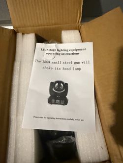 150W LED Moving Head DJ / Stage Light – New Open Box