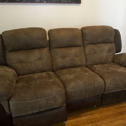 Rustic Recline Couch