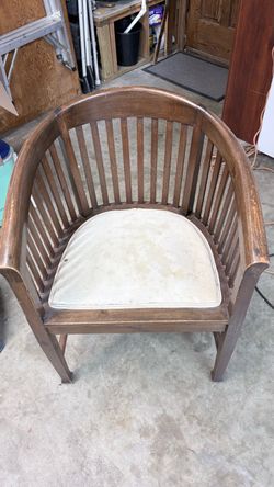 Solid wood chair