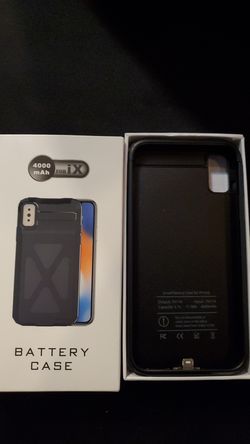 battery case for iphone x 4000mah