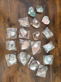16-piece crystal and gemstone collection for sale.