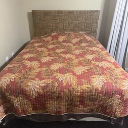 Queen Size bed…headboard, bed frame, mattress and bed spring