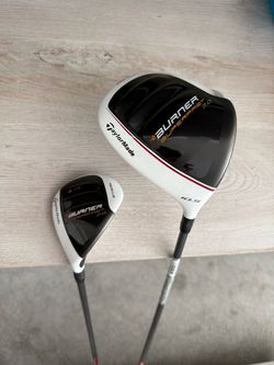 TaylorMade Burner SuperFast 2.0 Driver and 4 Rescue Hybrid Stiff Flex