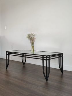 Glass center/coffee table