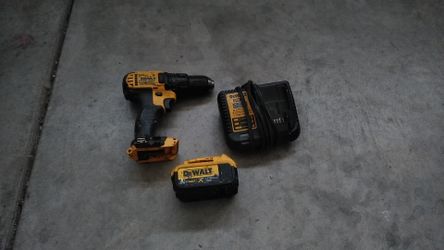 Dewalt 20v drill ,battery and charger