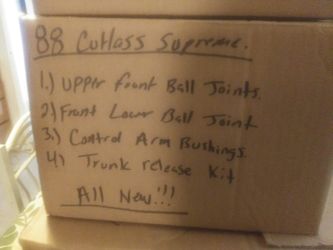 88 cutlass Supreme parts