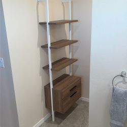 Nathan James Industrial Shelves Drawer