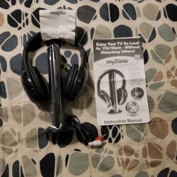 MYZONE WIRELESS HEADPHONES TO WATCH TV AND NOT DISTURB OTHERS !