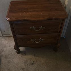 Wood Night Stand 