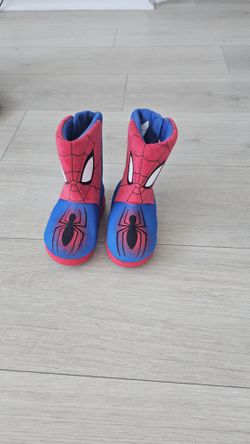 Toddler Spider Man Slipper Booties