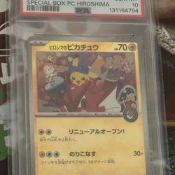 Hiroshima's Pikachu PSA10