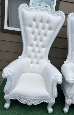 White Throne Chair For Sale Only