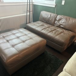 Chateau D’Ax Loveseat w/ Ottoman