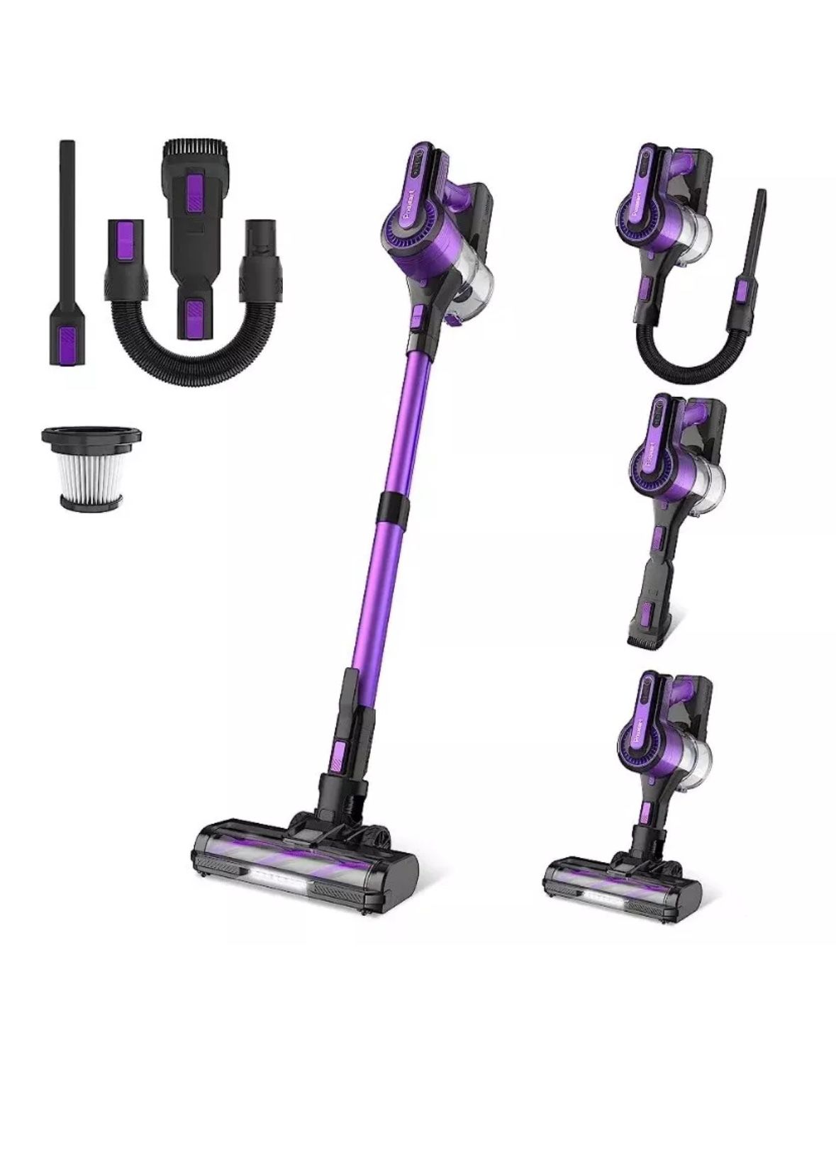 Cordless Vacuum Cleaner Lightweight Stick Vacuum  Rechargeable