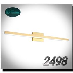 Joossnwell Gold Vanity Lights Bar 47.2 inch Modern LED Bathroom Light Fixtures Wall Lighting