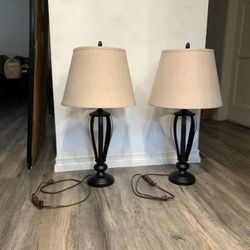 Gorgeous New Set Of Two Lamps