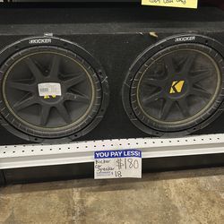 Kicker  car speakers box