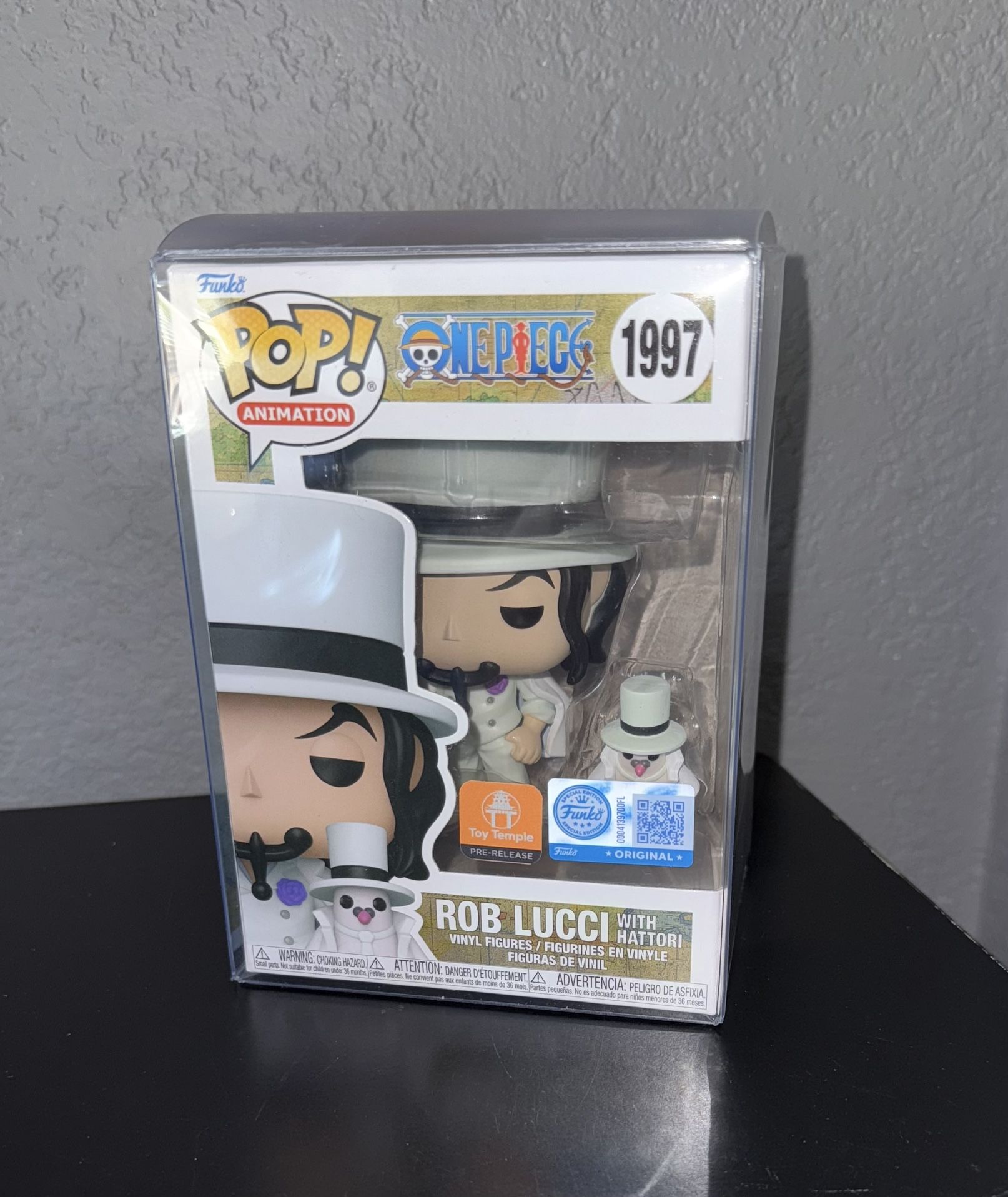 Funko Pop! One Piece ROB LUCCI 1997 Toy Temple Exclusive Pre Release