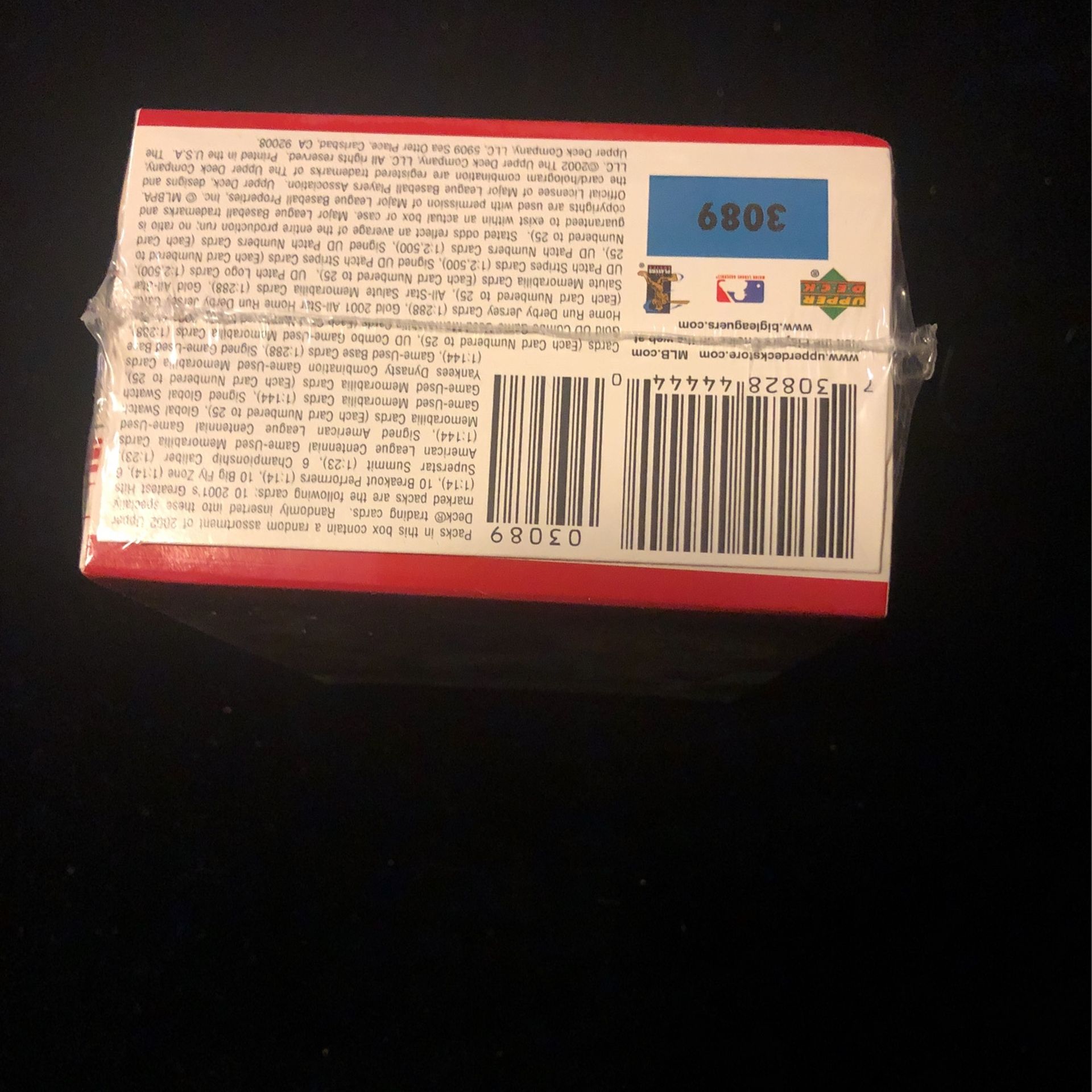 2002 Upper Deck 14 Pack Blaster Pack sealed