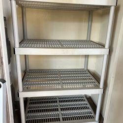 5-Tier Multi-purpose Plastic Garage Storage Shelving Unit Gray 36 in. W x 72 in. H x 24 in. D (Make Offer, Pick-up Only)
