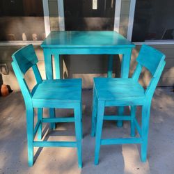 Bar Tall High Kitchen Table for Two