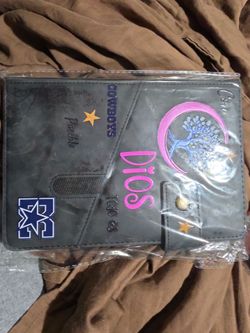 Custom Decorated Dark Gray Bifold Wallet