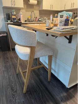 Counter-Height Boucle Bar Stool