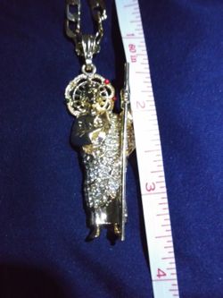 Gold plated San Judas chain