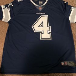Dallas Cowboys Dak Presscott Jersey Size Xl Men
