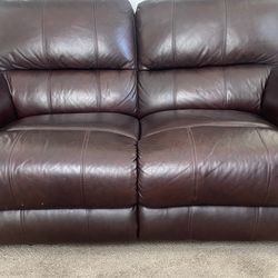 Loveseat, chair and ottoman