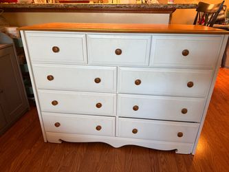 Solid wood dresser