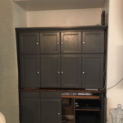 Cabinet Desk With Lots Of Storage for sale 250.00