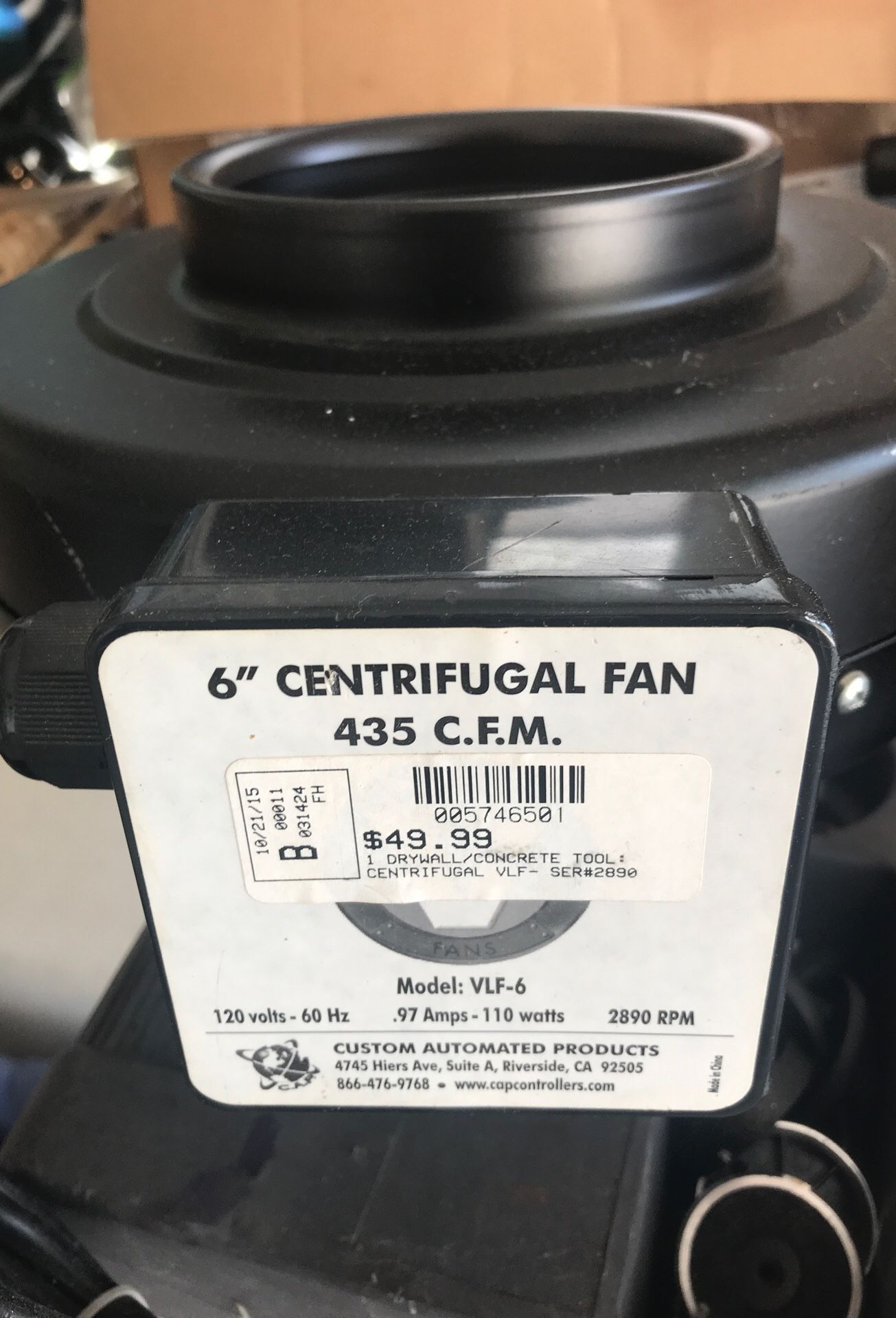 Blower motor 115 volts