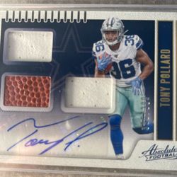 2019  ABSOLUTE TONY POLLARD Rookie Premiere TRIPLE PATCH AUTO