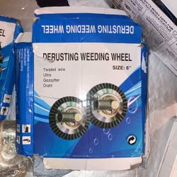 Brand new 6-inch de-rusting weeding wheel