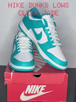 NIKE DUNKS LOWS CLEAR JADE SIZE 10.5