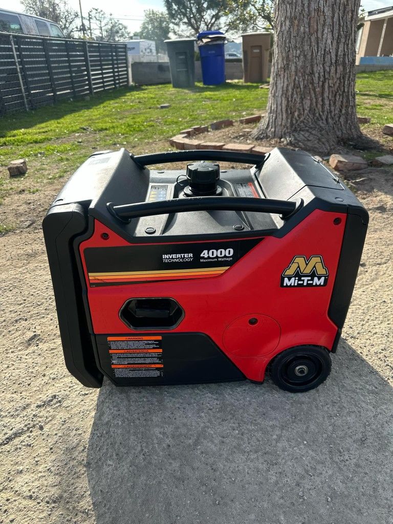 MI T M Gasoline Portable Generator, 225cc, 4000 watts GEN 4000 IMM1E
