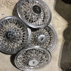 14 Chrome Spoke Hubcaps