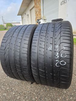 295/30/20 pirelli p zero used tires