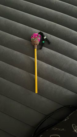 Vintage Handmade Jamaican Lady Pencil From Jamaica 