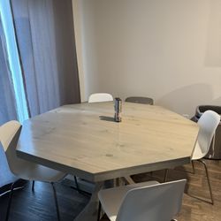 White IKEA Dining Chairs  - Set of 4
