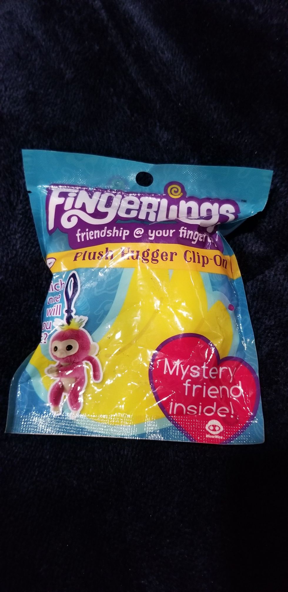 Fingerling plush clip on