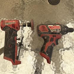 Milwaukee die grinder and screwdriver