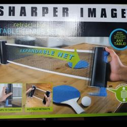 Sharper Image Retractable Table Tennis Set.... CHECK OUT MY PAGE FOR MORE ITEMS