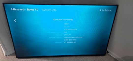 Hisense 58" Roku TV Model 58R6+